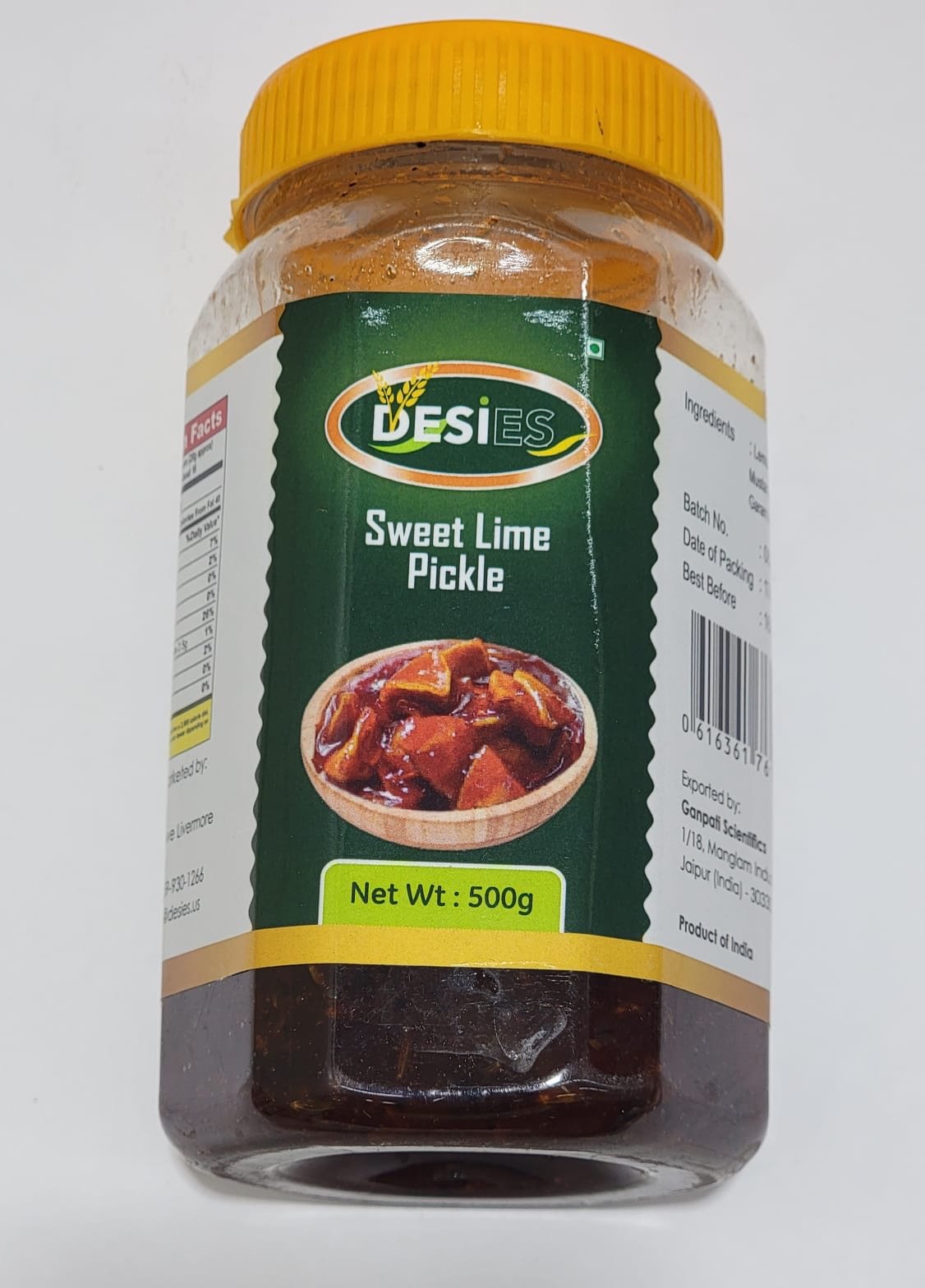 Desies - Sweet Lime Pickle 500g