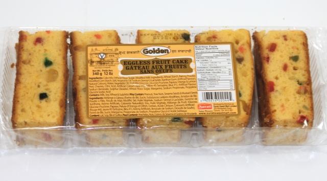 Golden - Eggless Fruit Cake 340g