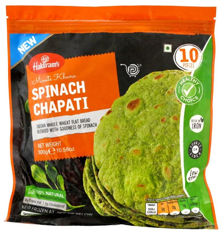Haldiram's - Spinach Chapati 300g