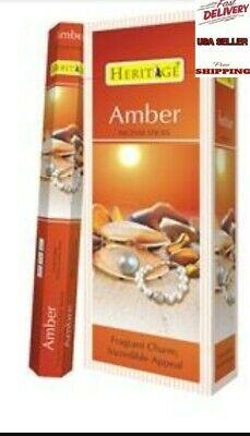 Hem - Heritage Amber Incense Sticks