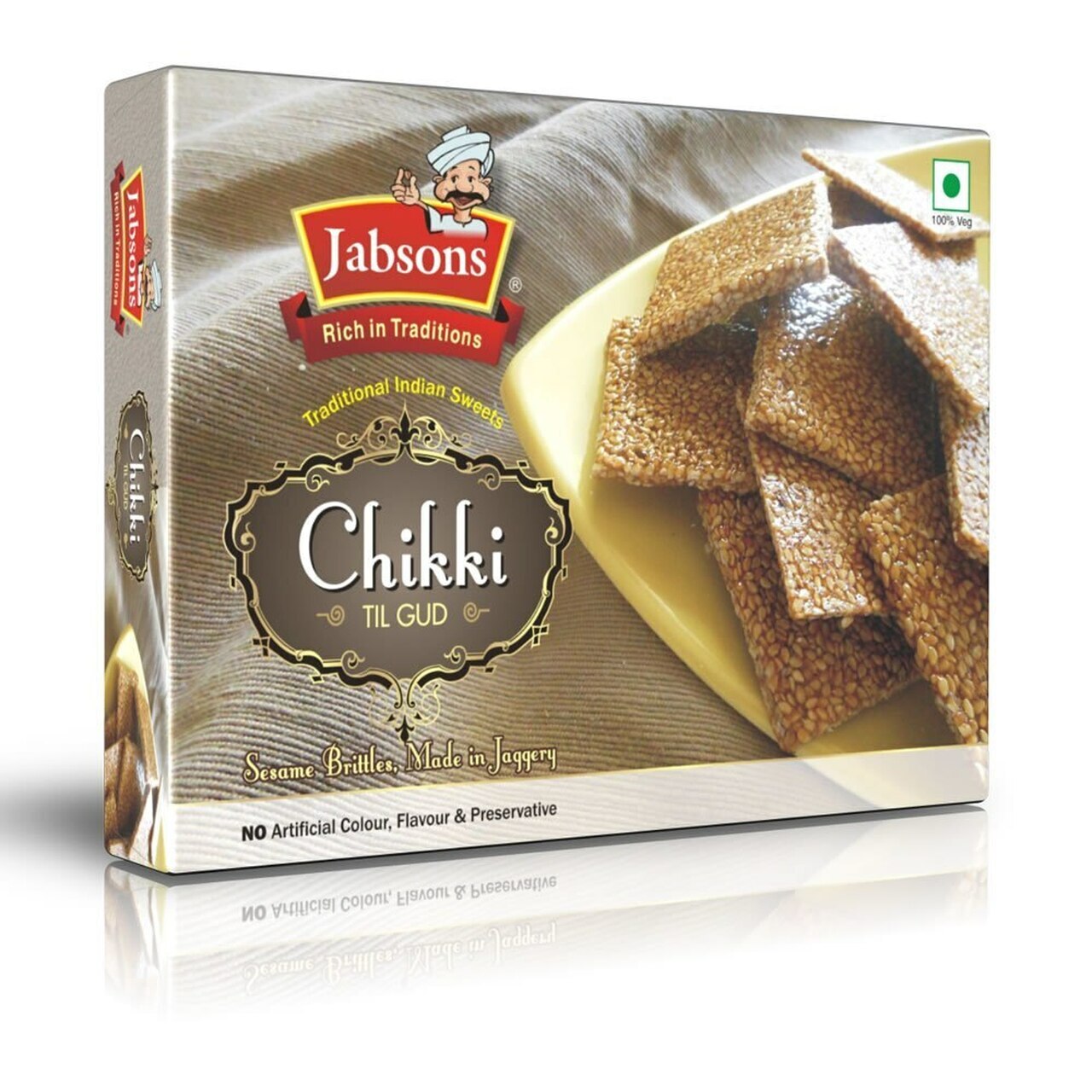Jabsons - Chikki Til Gud 400g