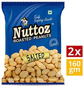 Nuttoz - Roasted Chana Black Peanuts 150g