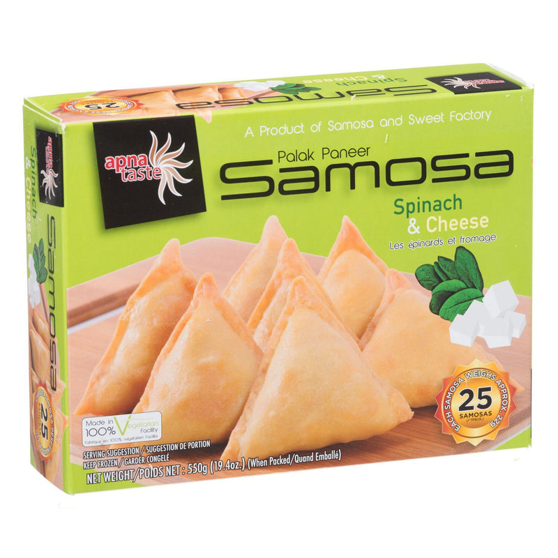 Apna Taste - Spinach & Cheese Samosa 550g