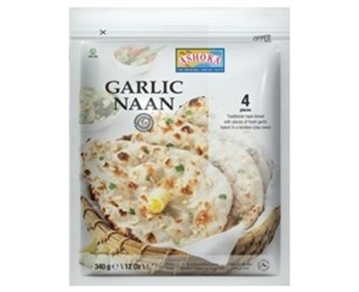 Ashoka - Garlic Naan 340g 4Ct.