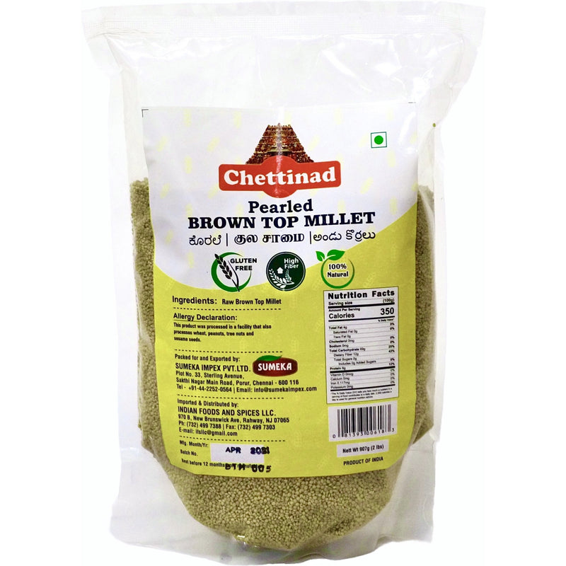 Chettinad - Brown Top Millet 908g