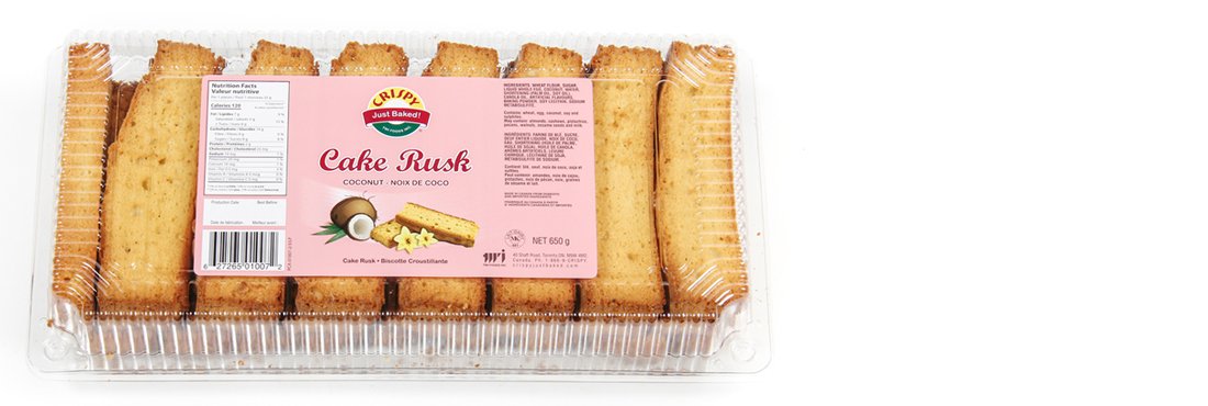 Crispy - Cake Rusk Coconut 650g