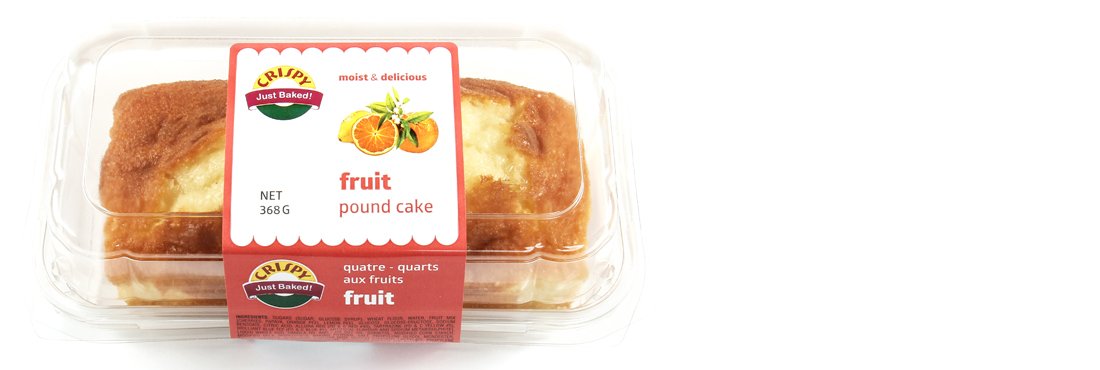 Crispy - Fruit Pound Cake 368g