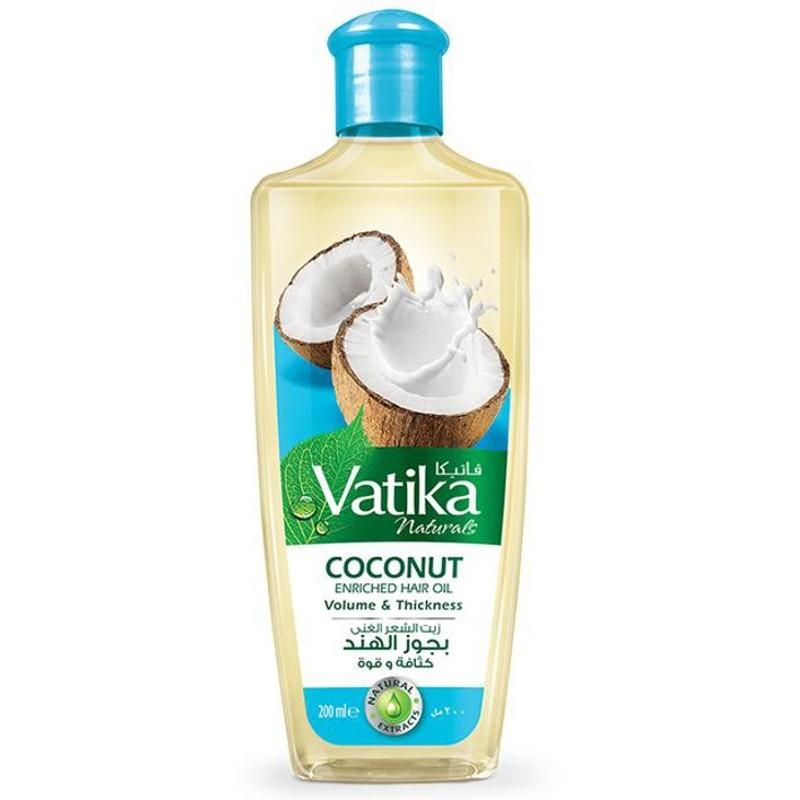Dabur - Vatika Coconut Hair Oil With Henna & Castor 200ml