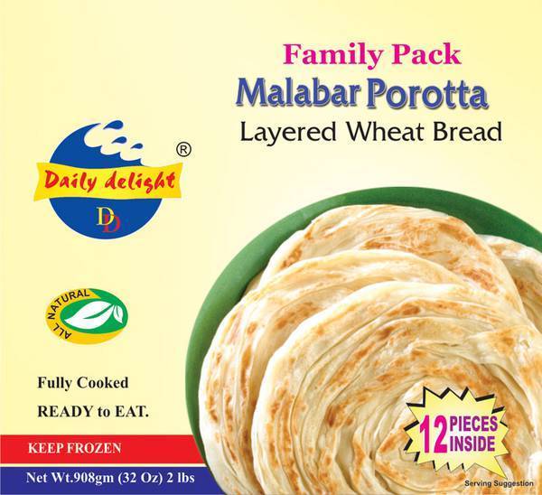 Daily Delight - Family Malabar Porotta 2lb