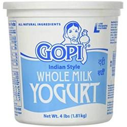 Gopi - Whole Milk Yogurt 4 lb