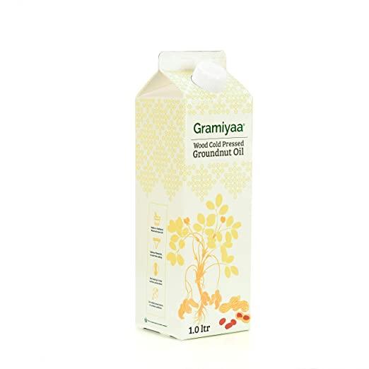 Gramiyaa - Wood Cold Pressed Groundnut Oil 1lt