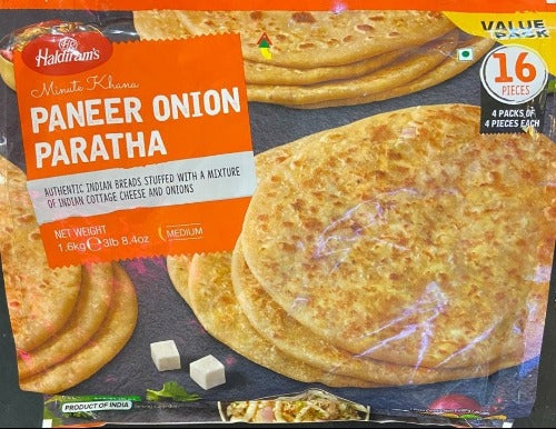 Haldiram's - Paneer Onion Paratha 16Ct