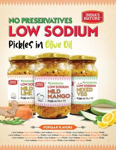 India's Nature - Mango Chilli Pickle in olive oil 500g