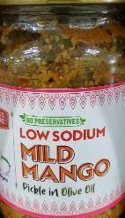 India's Nature - Sliced Mango Pickle In Olive Oil 500g