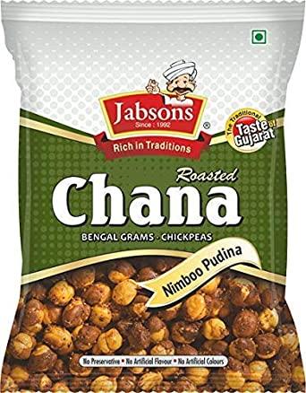 Jabsons - Organic Roasted Chana Nimboo Pudina 140g