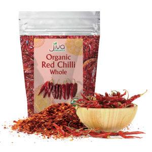 Jiva - Organic Red Chilli Whole 100g