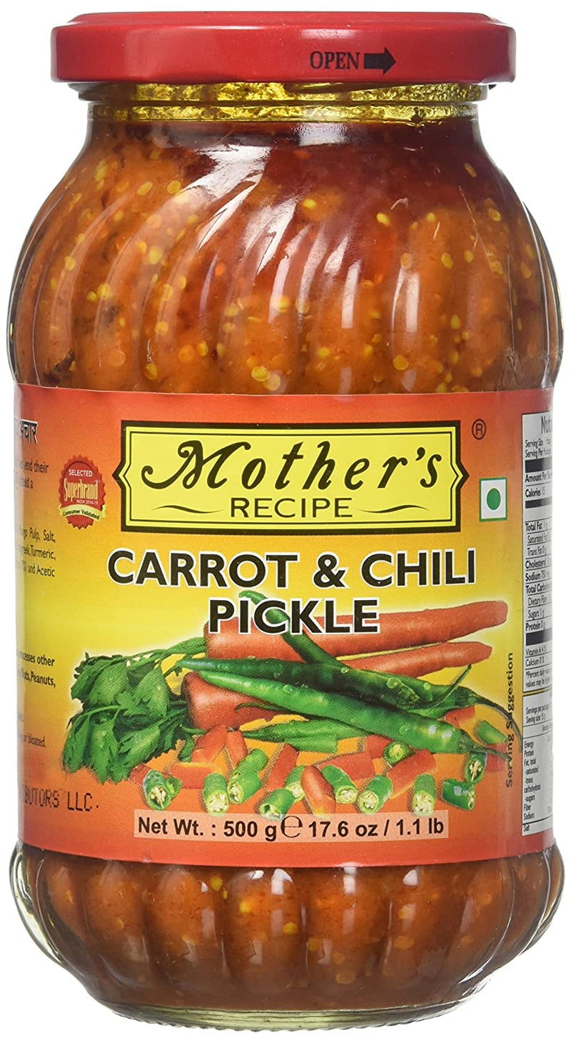 Mother's - Carrot & Chilli Pickle 500g