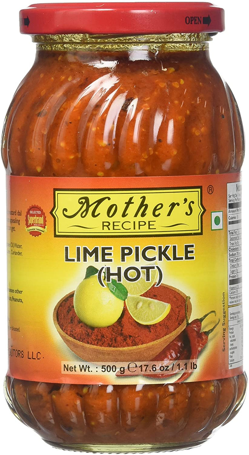 Mother's - Lime Pickle Hot 500g
