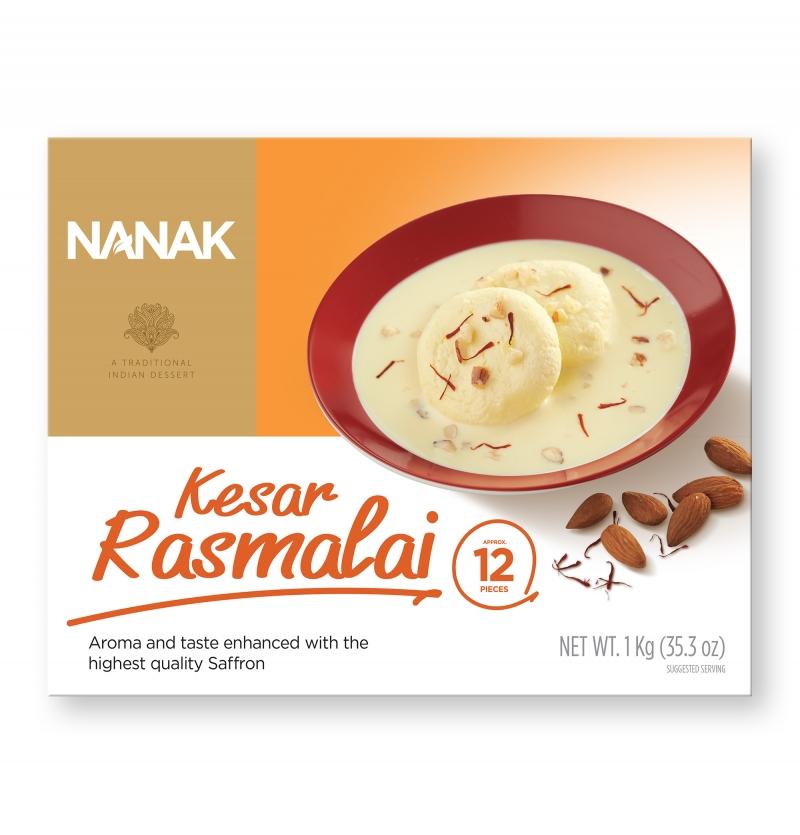 Nanak - Kesar Rasmalai 12 pcs