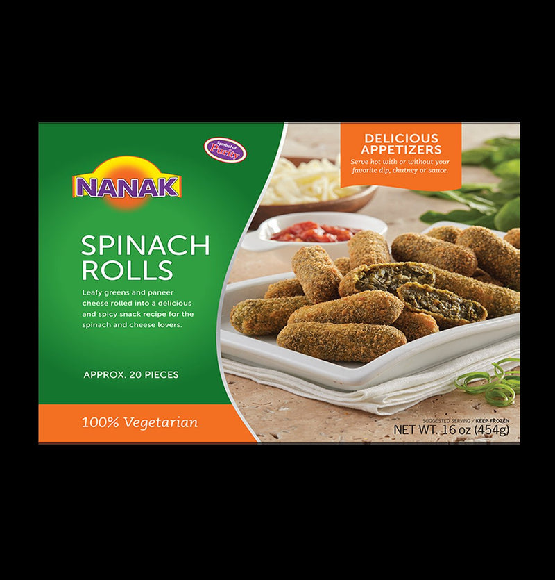 Nanak - Spinach Rolls 20 Pcs