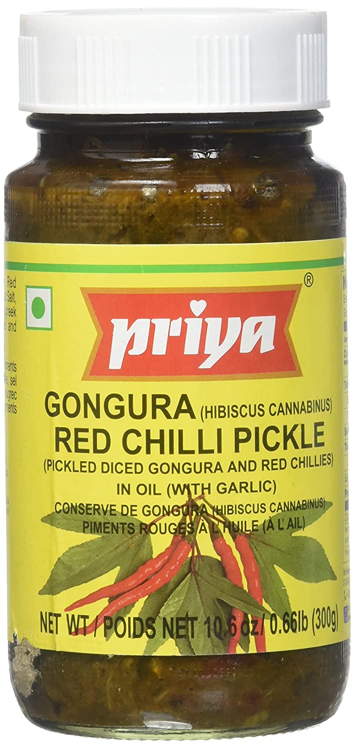 Priya - Gongura Red Chilli Pickle 300g