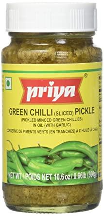 Priya - Green Chilli Pickle 300g