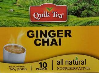Quik Tea - Ginger Chai 10 Bags