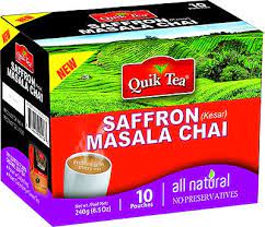 Quik Tea - Saffron Masala Chai 10Ct