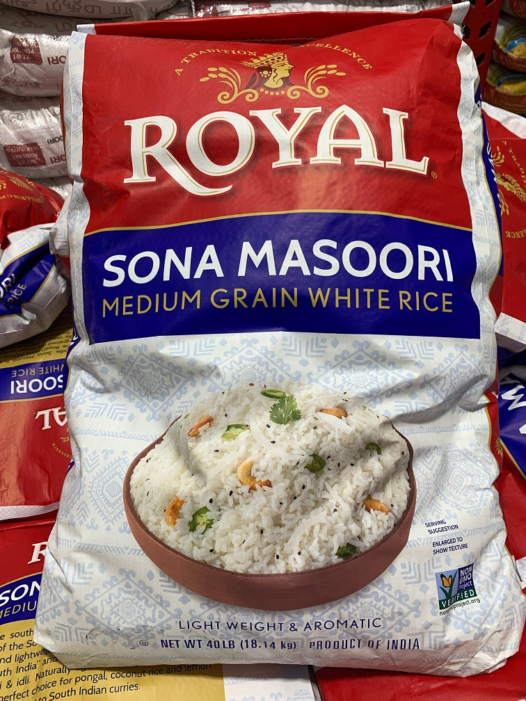 Royal - Sona Masoori Rice 40lb