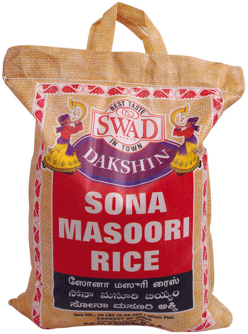 Swad - Sona Masoori Rice 20lb
