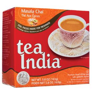 Tea India - Masala Chai Tea 72 Packet