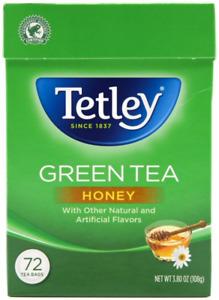Tetley - Green Tea Honey 72 Bag