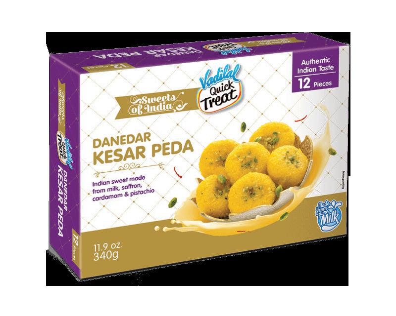 Vadilal - Danedar Kesar Peda 12oz