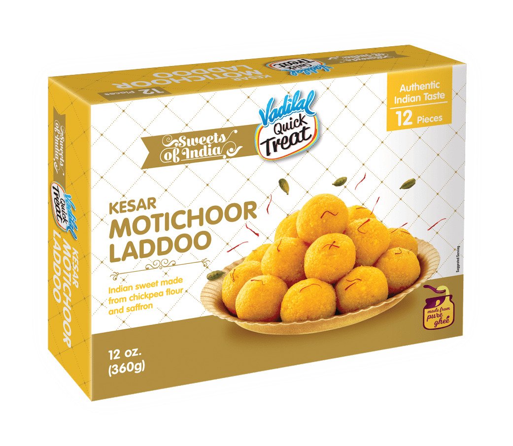 Vadilal - Kesar Motichoor Ladoo 12oz