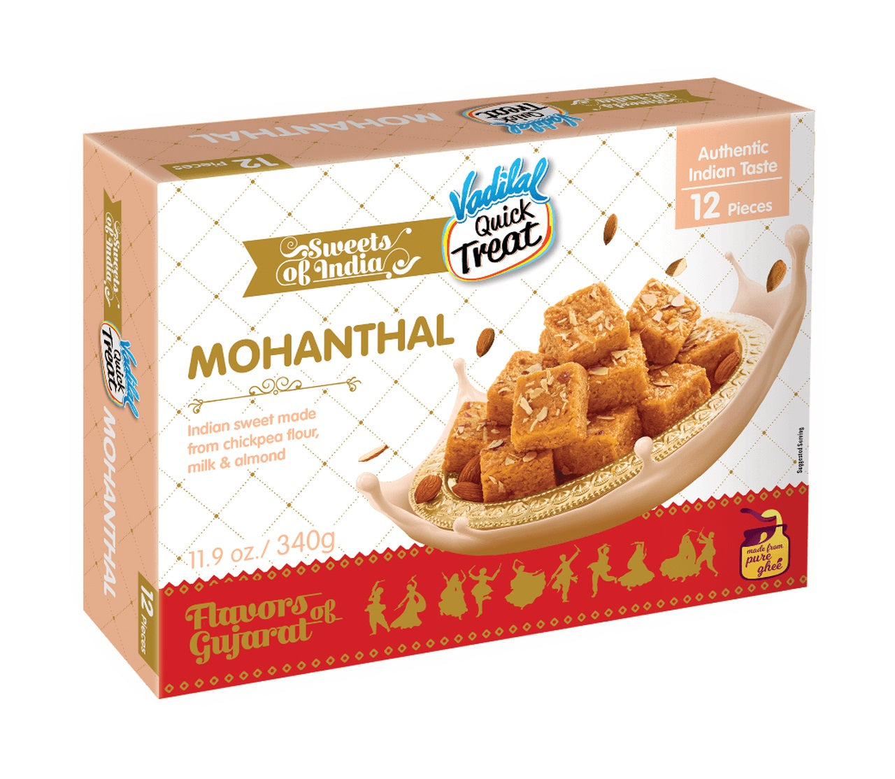 Vadilal - Mohanthal 340g